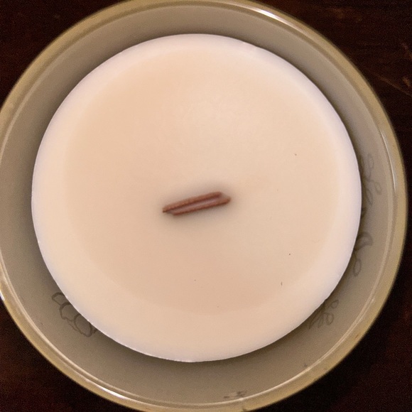 NWT GiftAway Wood Wick Peach Mango Fruity Citrus Candle 10 ounces - Picture 5 of 5